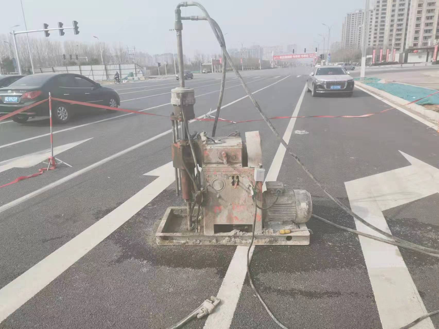 渭滨路基沉降注浆灌浆